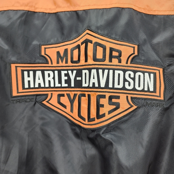 Harley-Davidson Nylon Jacket, Men's Size XL Nylon black type Vintage Second Hand